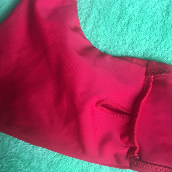 Zaful Forever Young Front Tie Red Bikini Top - Picture 9 of 12